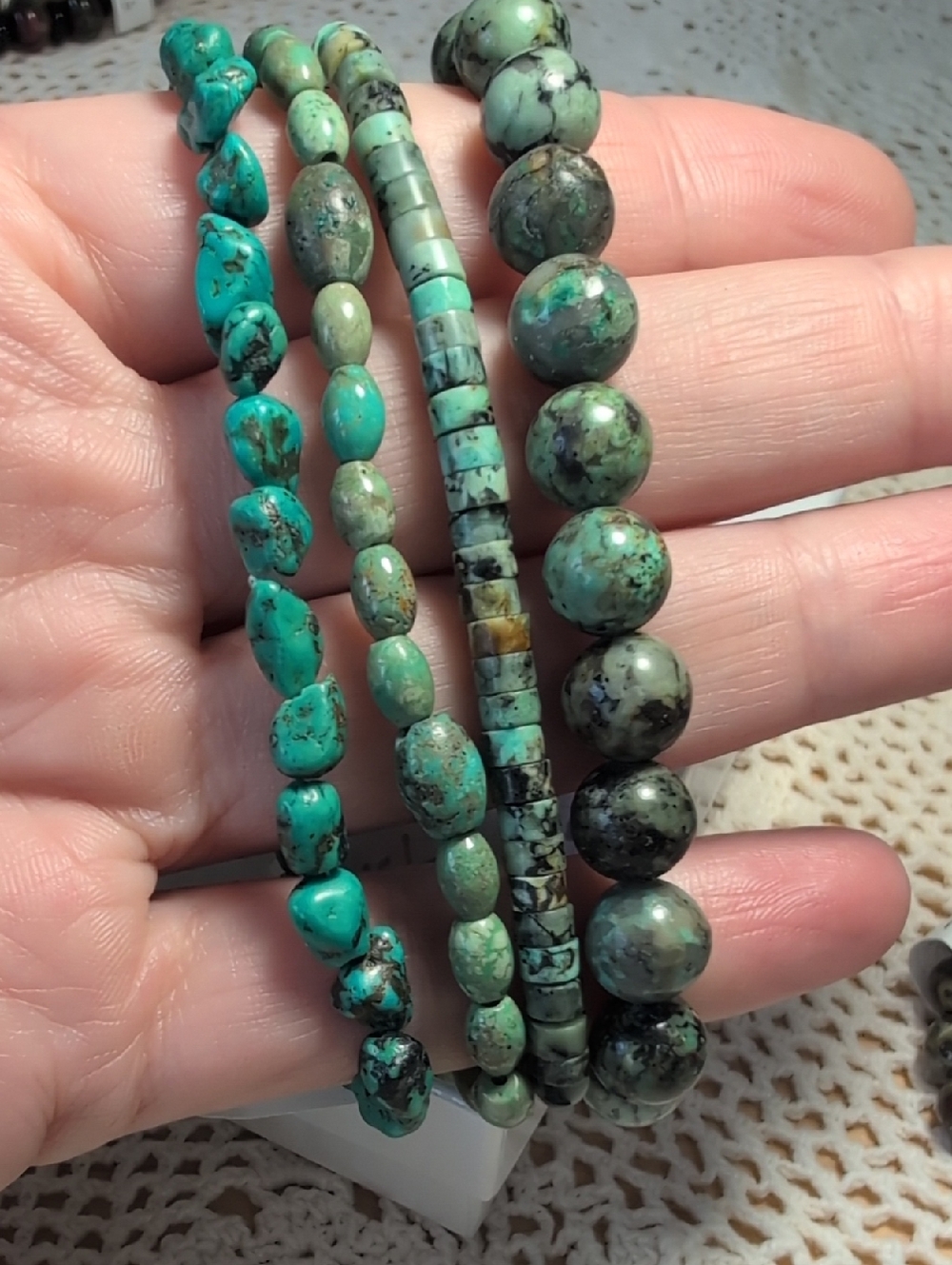 Turquoise Stretch Bracelet Set